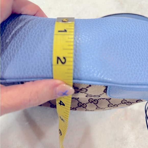 Gucci Bree Disco Crossbody Bag GG Canvas with Leather Mini - Picture 10 of 13